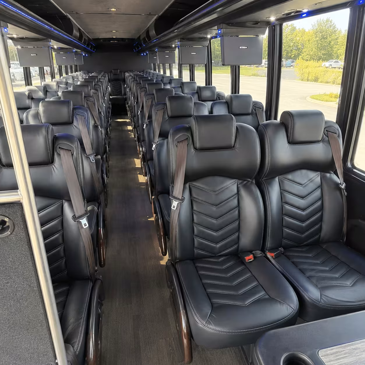 25 passenger minibus inside