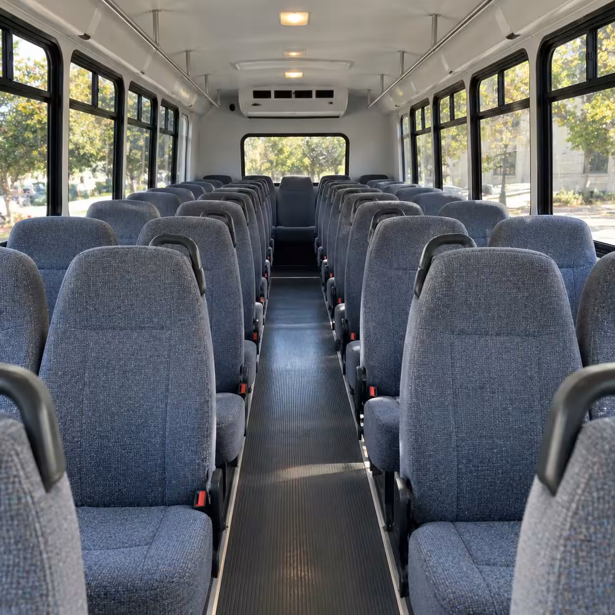 25 passenger minibus interior