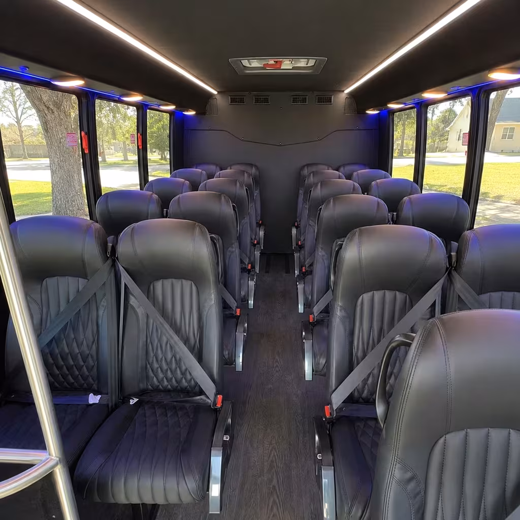 30 passenger minibus inside